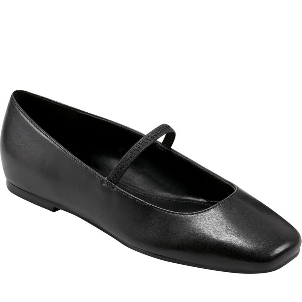Marc Fisher Black Women's Mary Jane Ballet Flats - Size 6